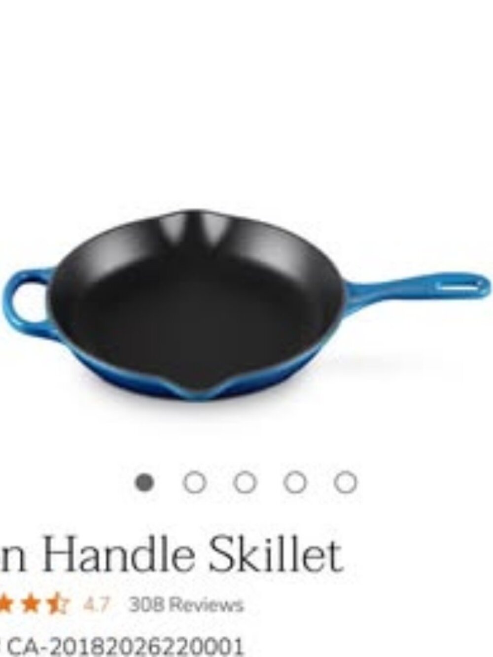 LE CREUSET Iron Handle Skillet & Square Skillet Grill